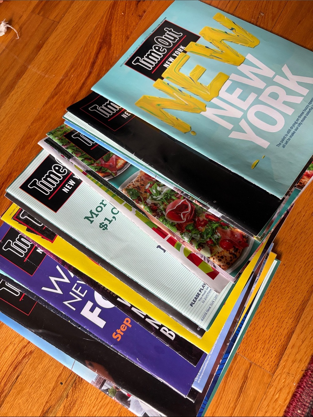Time Out New York Magazine Lot –24 Issues 2019-2020 pre COVID era